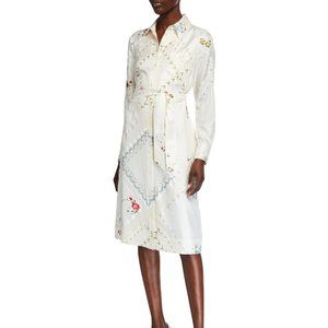 Tory Burch White Floral Dress